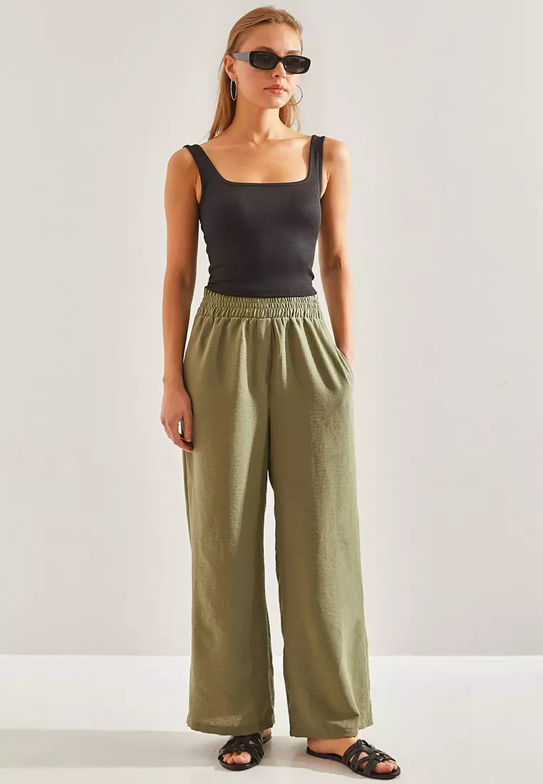 Elastic Waist Trousers