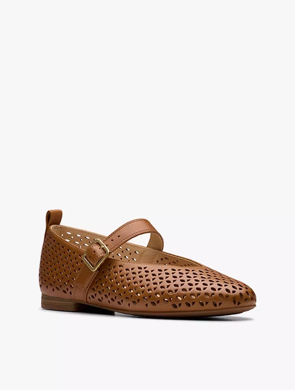 Clarks Fawna Jane Tan Leather