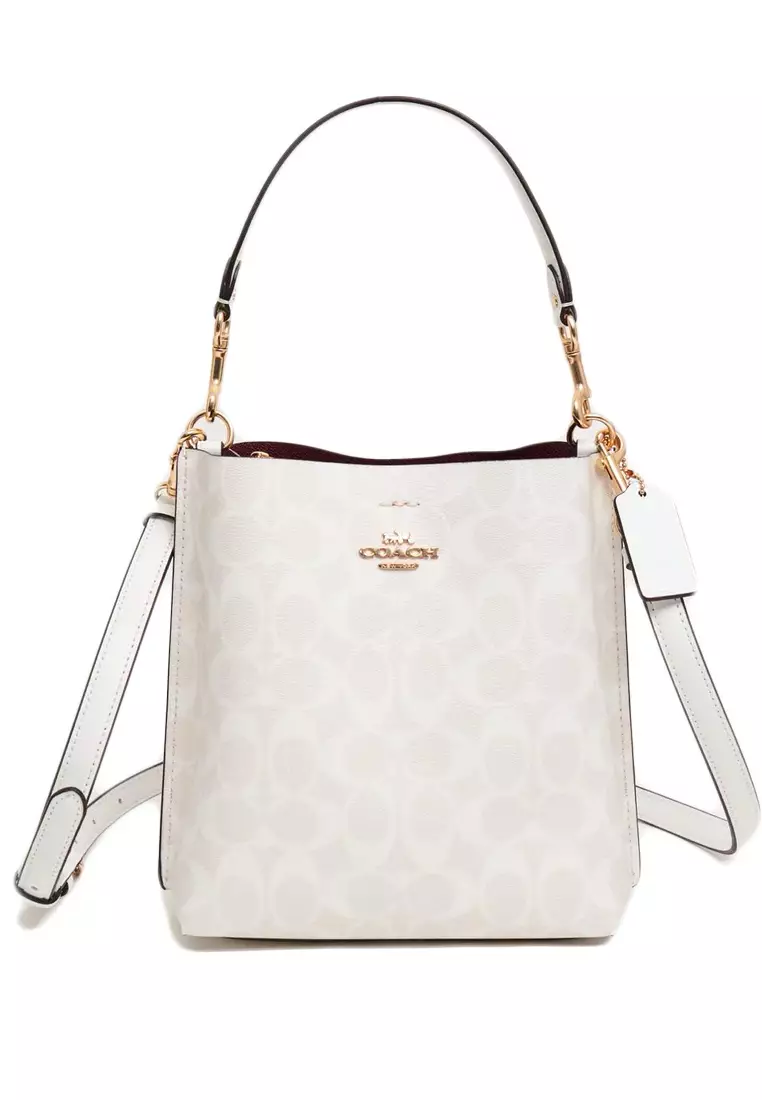 網上選購 Coach Coach Mollie Bucket Bag 22 In Signature Canvas