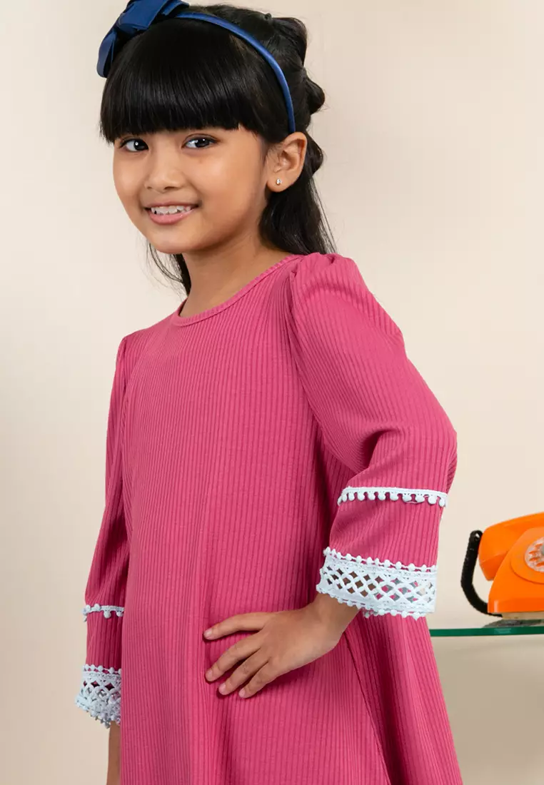 Buy Lubna Kids Cotton Knit Puspawangi Kids Set Online | ZALORA Malaysia