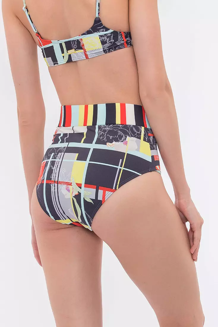 Check My Stripe High Waisted Full Classic Pants