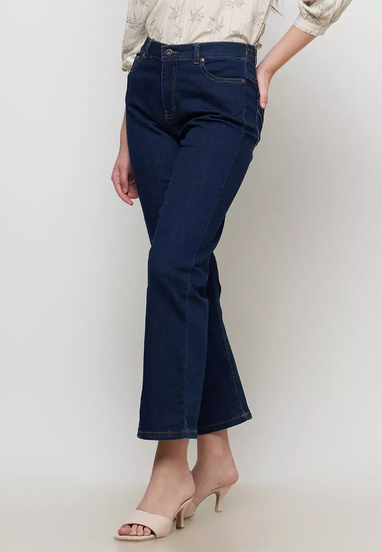 Dark Wash Cutbray Jeans 3303