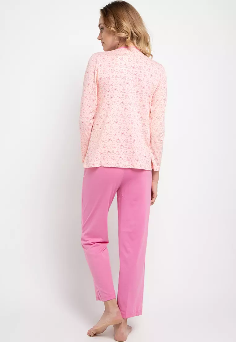 Pyjama Long Sleeve Long Pants Sleepwear