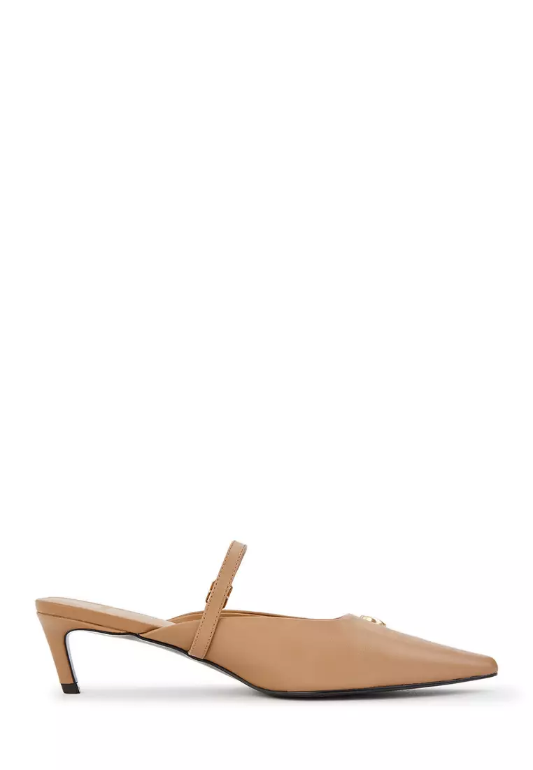 Discount on BONIA  shoes - SKU: Medium Brown Valeria Mules