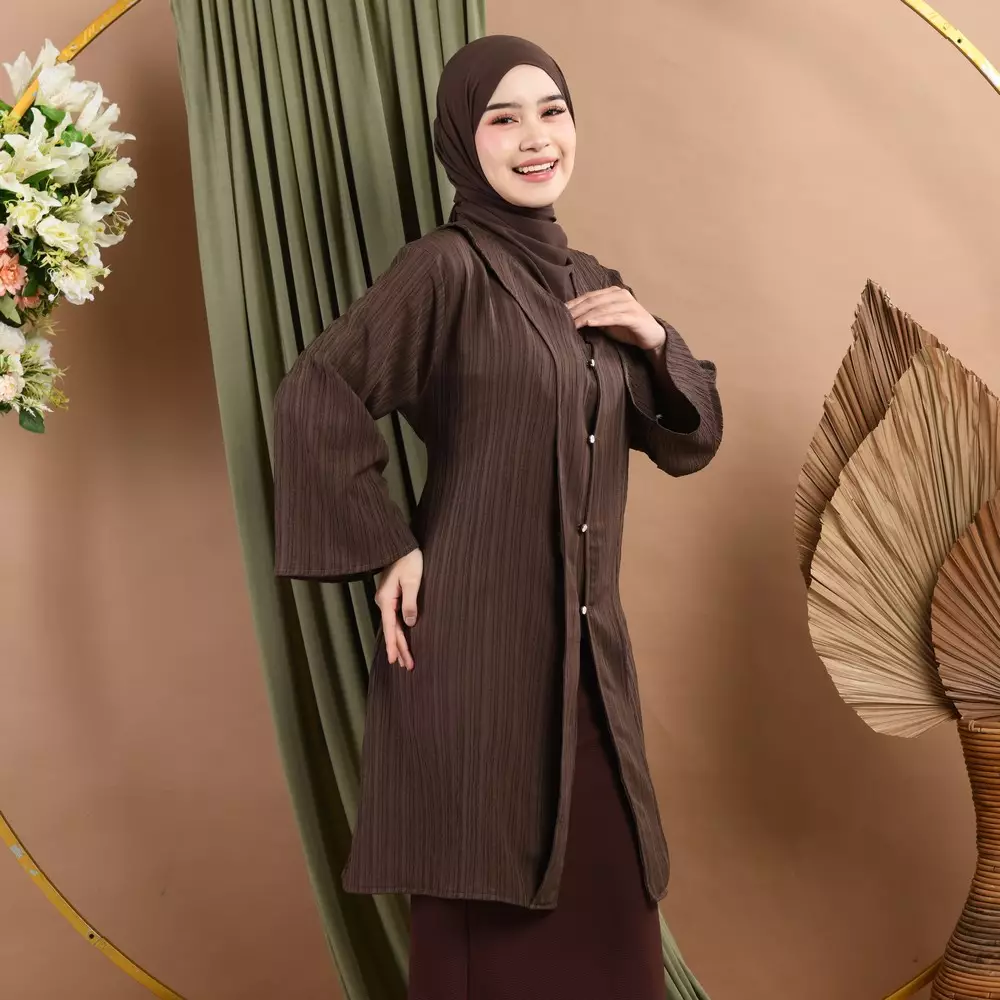 Mahira Tunic - Mahogany M19420 R77S3