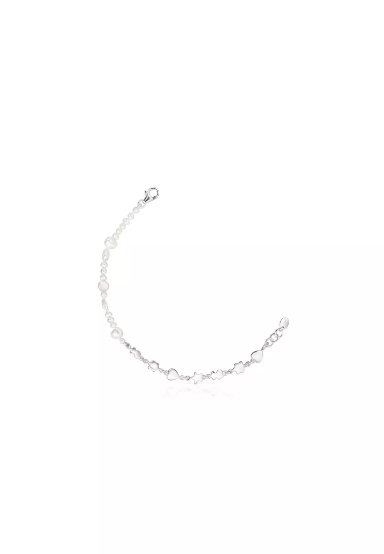 Tous TOUS Mini Icons Silver Bracelet with Charms and Cultured Pearls 2024 |  Buy Tous Online | ZALORA Hong Kong