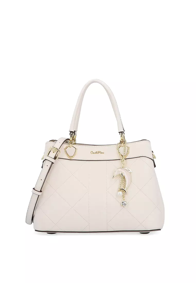 My Own Princess Top-Handle Bag - Beige