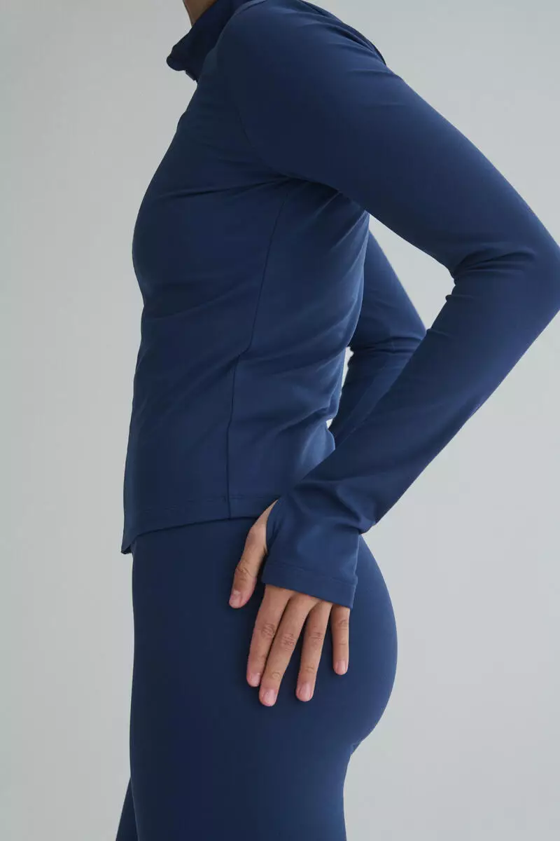 Zip-through sports jacket with SoftMove™