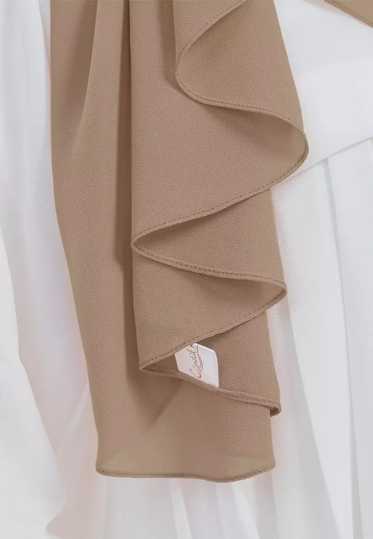 HIJAB INSTAN LUBNA - HAZELNUT
