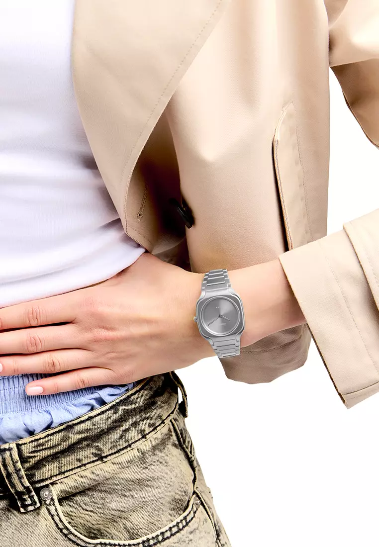 Disco Grey Square Bracelet Watch, 32 mm