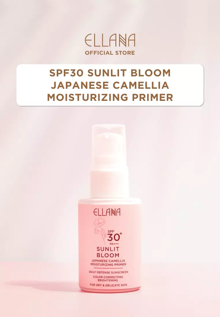 Discount on Ellana Mineral Cosmetics  shoes - SKU: Ellana Spf30 Sunlit Bloom Japanese Camellia Moisturizing Primer