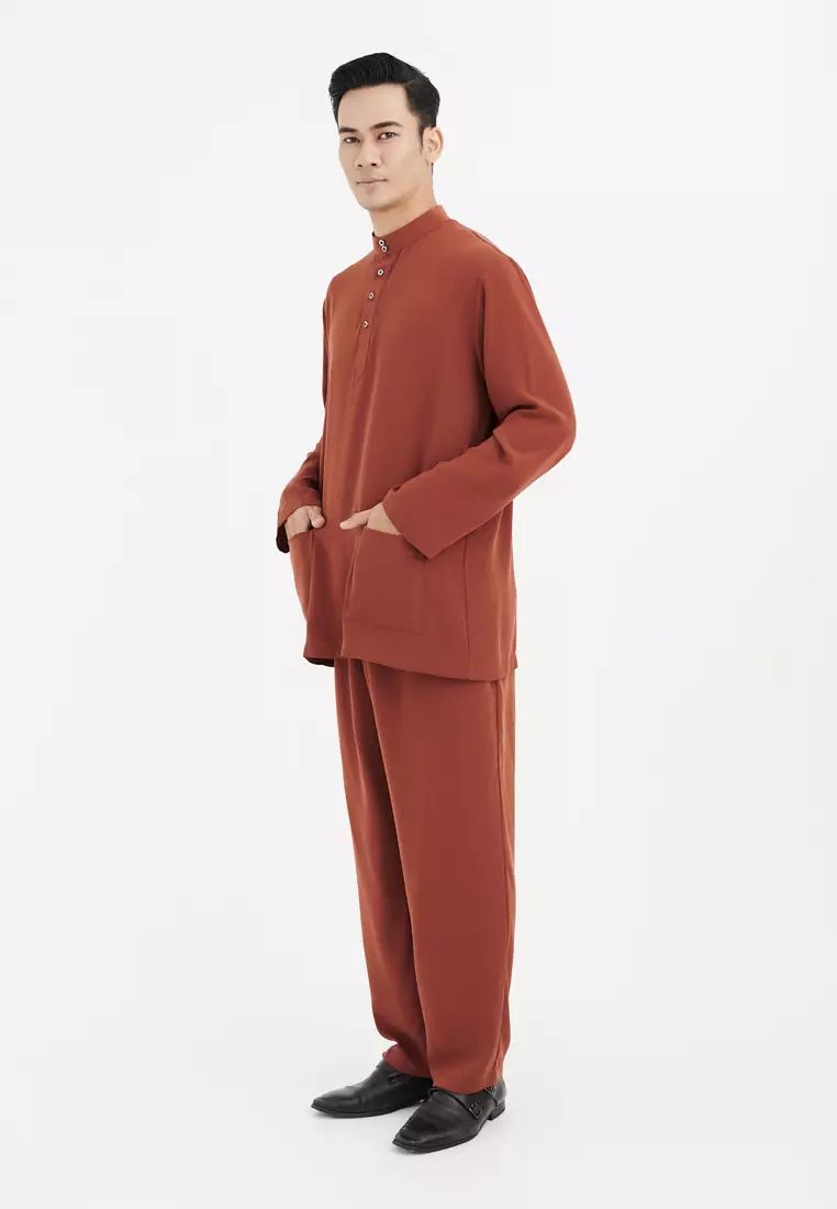 Gene Martino - Kalim Baju Melayu Modern Fit Sedondon – Adult 1186