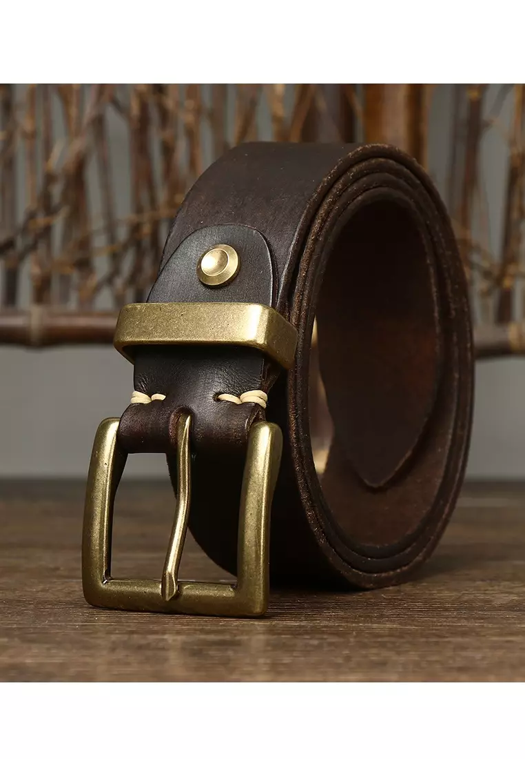 Mens brass belt buckles best sale