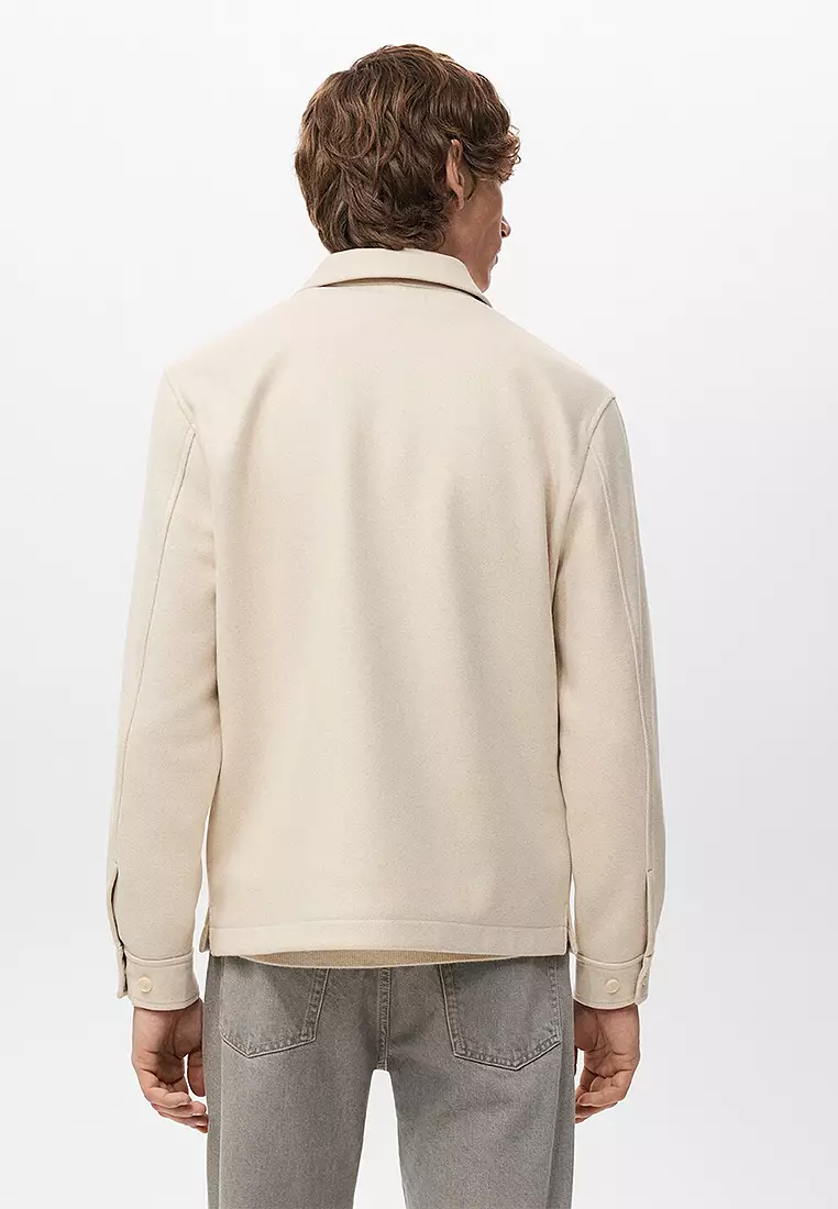 Wool Overshirt with Buttons