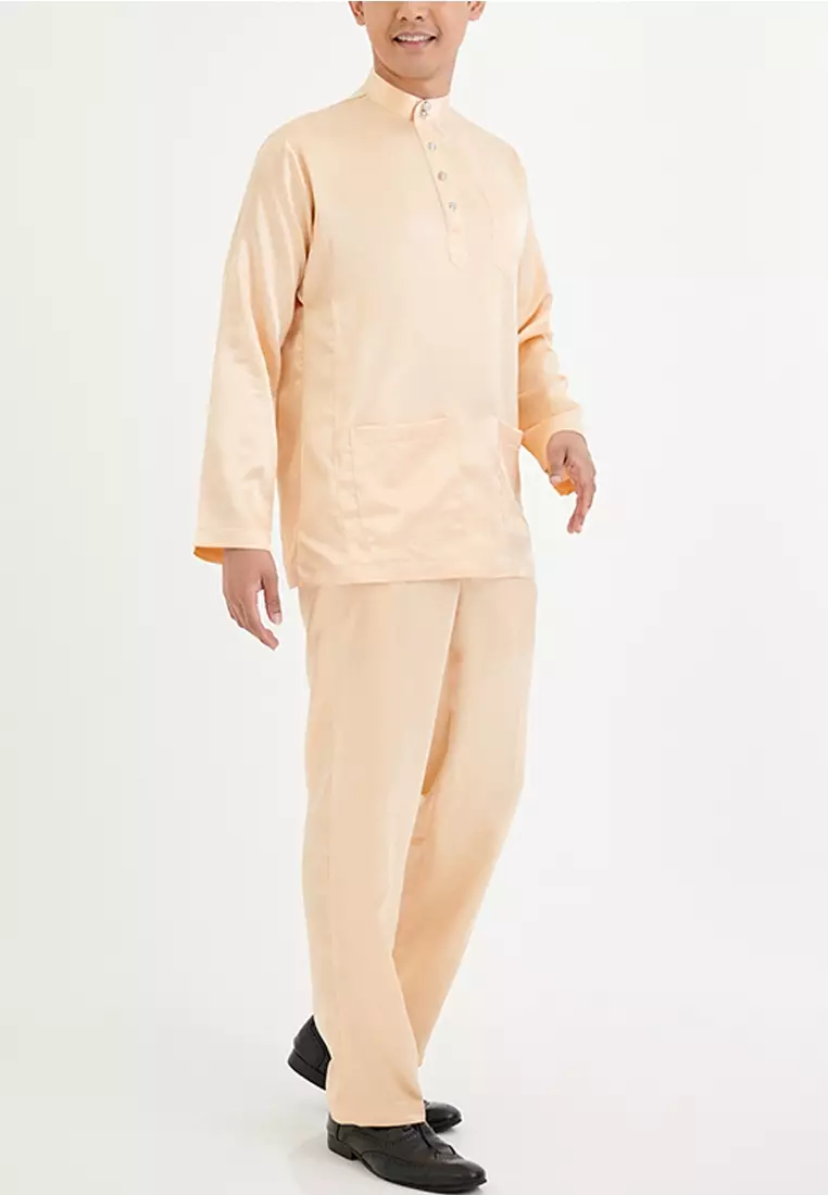 Gene Martino - Baju Melayu Satin Classic Fit 666
