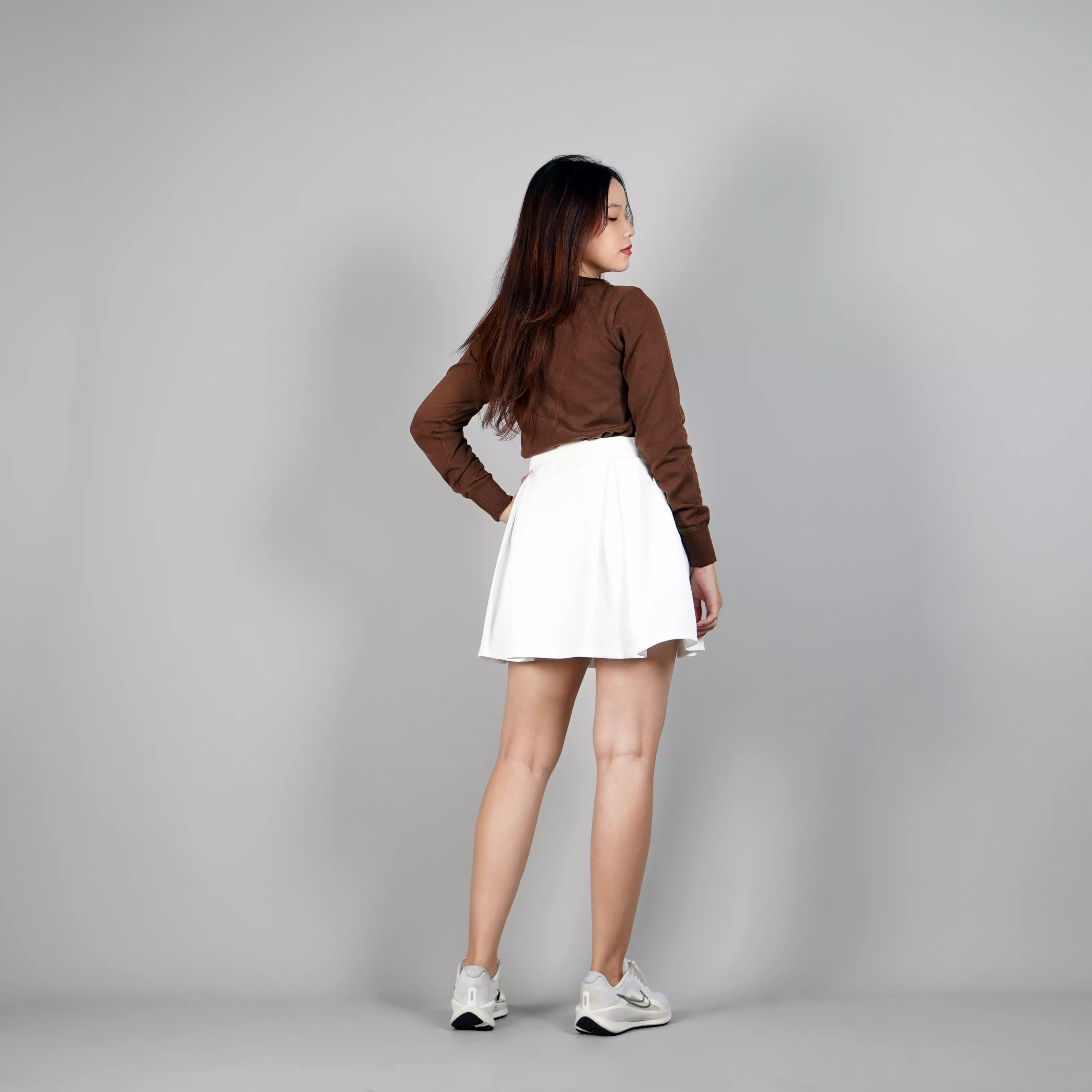 YEPPO Rok Pendek Putih Rok Mini Skirt Korean Style Rok Putih - PUTIH