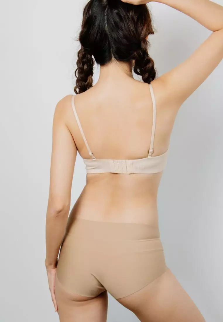 Buy Celessa Soft Clothing Endless Summer - Cotton Rib Strapless Bra Online