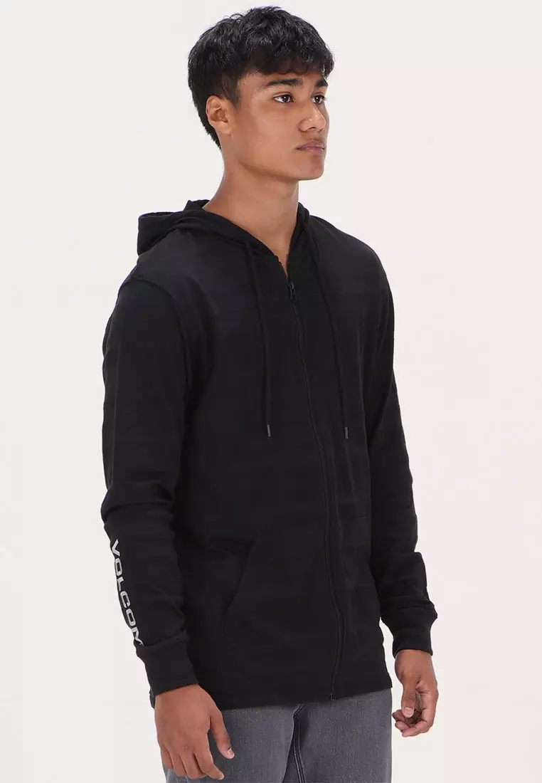 MLS HAZY ZIP HOODIE BLK