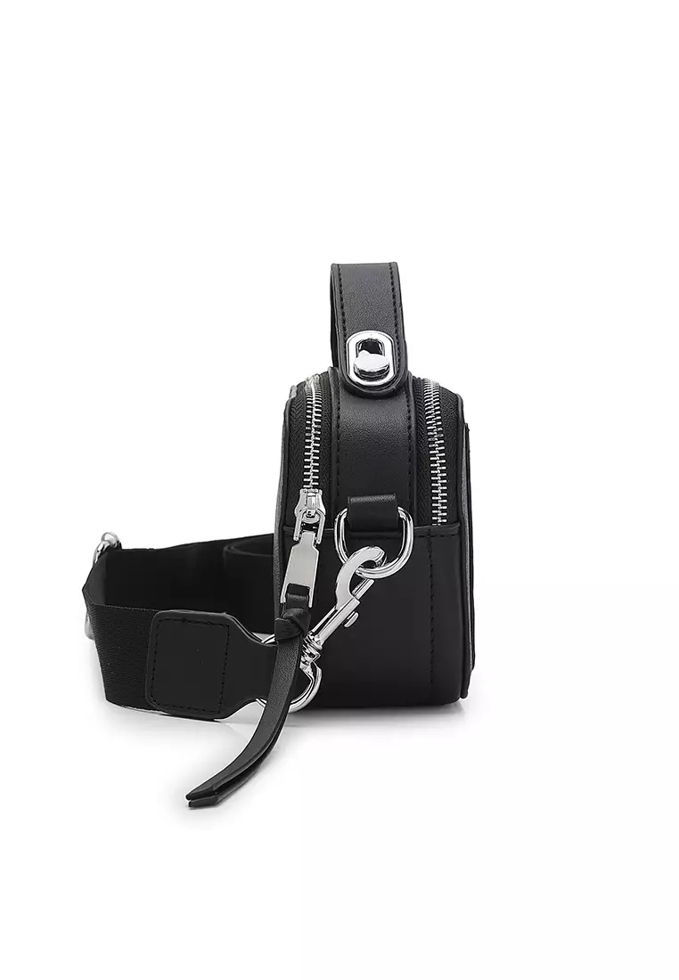 Women's Top Handle Bag / Sling Bag / Crossbody Bag / Shoulder Bag (Tas Tangan Wanita / Tas Selempang Wanita / Tas Bahu Wanita) - Hitam