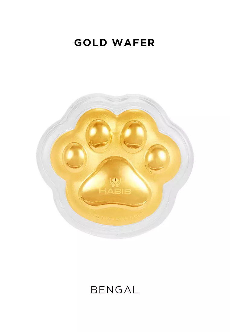HABIB Cat Collection (Bengal) | 999.9 Gold Wafer (0.20g)