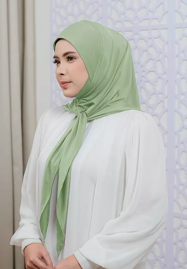 HIJAB INSTAN LUNA - SOFT GREEN