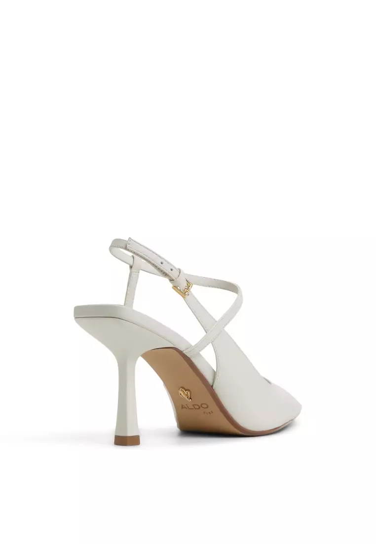Brunette Strappy Slingback Heels