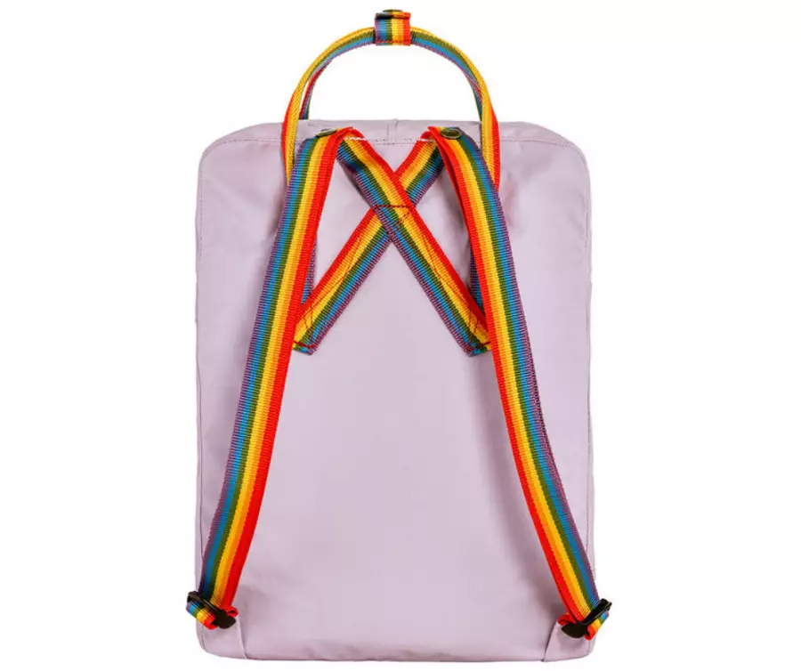 Kanken  Pastel Lavender - Rainbow Pattern