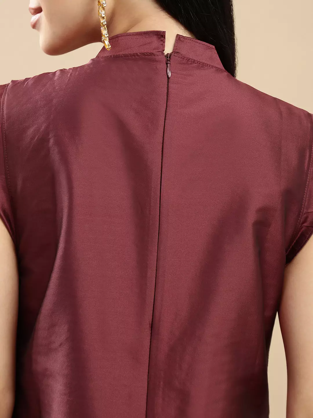 Chanira Valerie Dress - Maroon