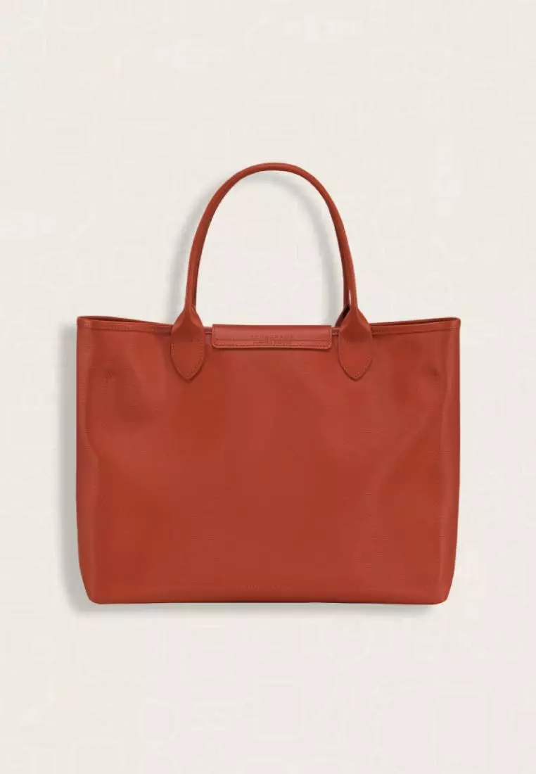 Longchamp Le Pliage City Tote Bag L Terracotta