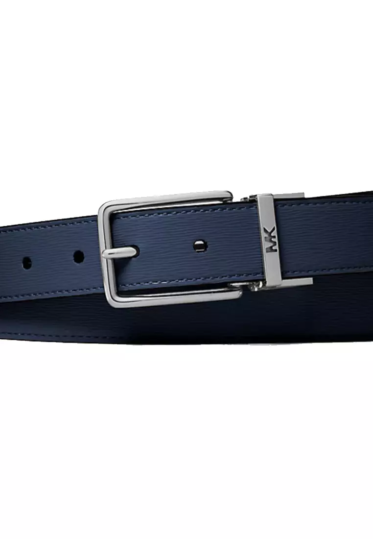 Michael kors cheap belt mens navy