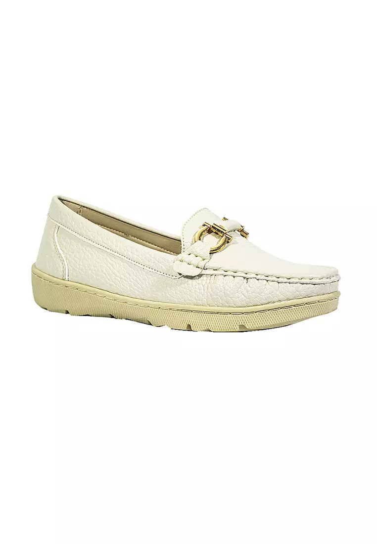 Women's Loafers Shoes LY 27812 Bone C65