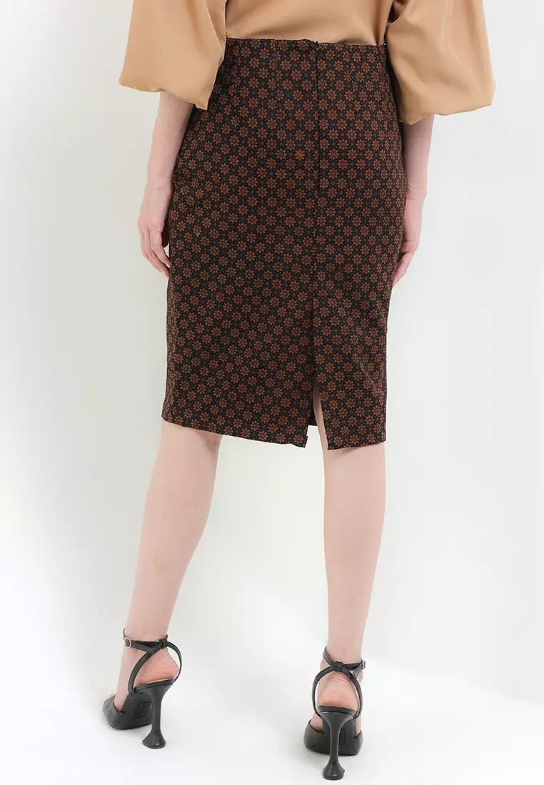 Skirt Pencil High Waist+Lining Tw