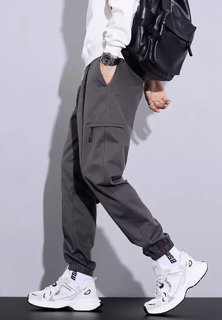 Drawstring Slim Jogger Pants