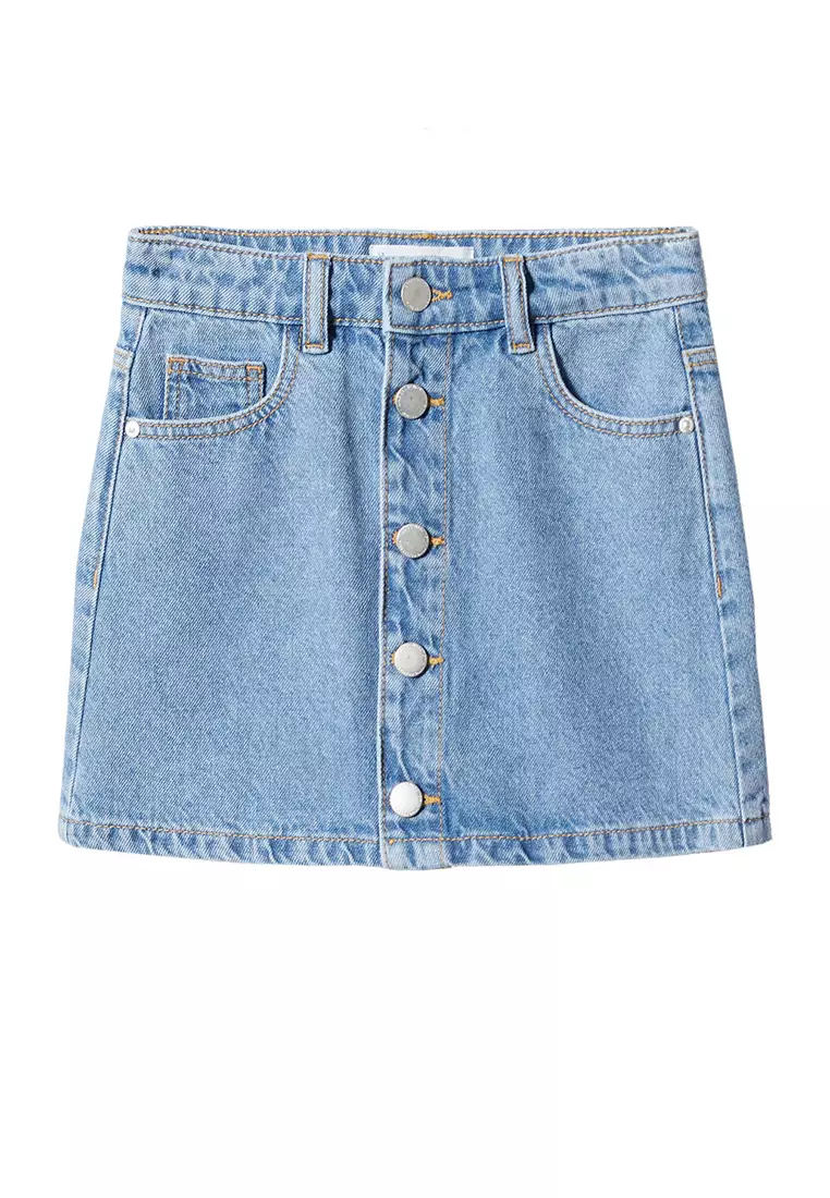 Buy MANGO KIDS Buttoned Denim Skirt 2024 Online ZALORA Philippines