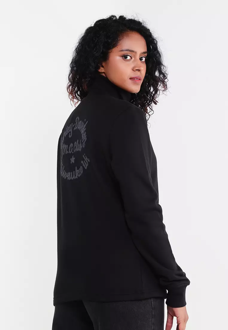 Womens harley davidson fleece sale jacket