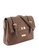 Unisa brown Saffiano Texture Mini Sling Bag 596B1ACCCB533DGS_2