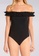 LYCKA black LWD7208-European Style Lady Swimsuit-Black C01AAUSB1D15A7GS_4