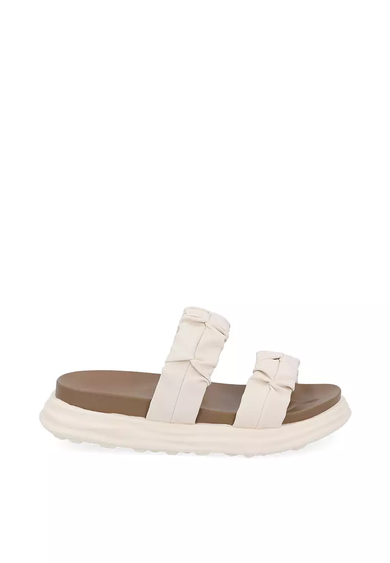 Discount on Carlo Rino  shoes - SKU: Nude Moca Strappy Flats