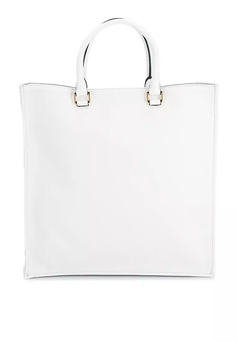 White shopper bag store