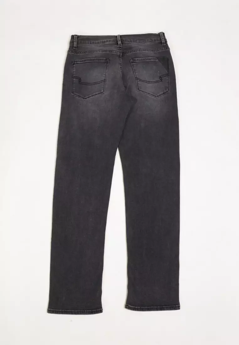 Emba Denim - BS08B Celana Panjang Denim Pria Regular Warna Light Stone