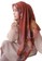 Hijab Wanita Cantik.com orange Segiempat Magnolia Scarf Premium Printing Varian Spice 621FCAA3558577GS_4
