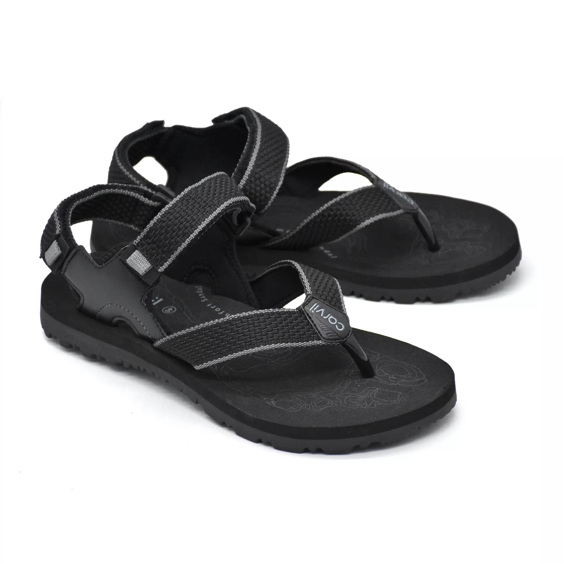 Carvil Sandal Gunung Pria Crusher-GM Black/Grey
