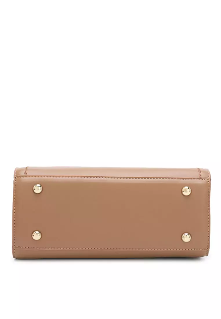 Women's Top Handle Bag / Sling Bag / Crossbody Bag - Brown