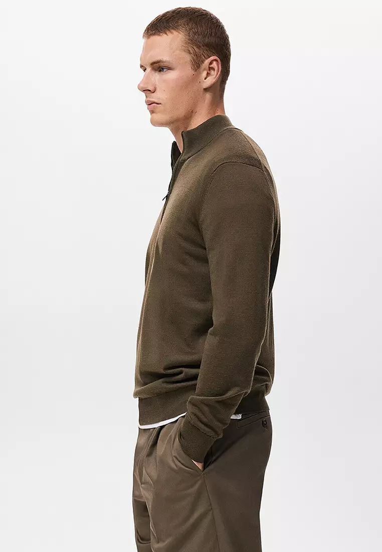 100% Merino Wool Perkins Neck Sweater