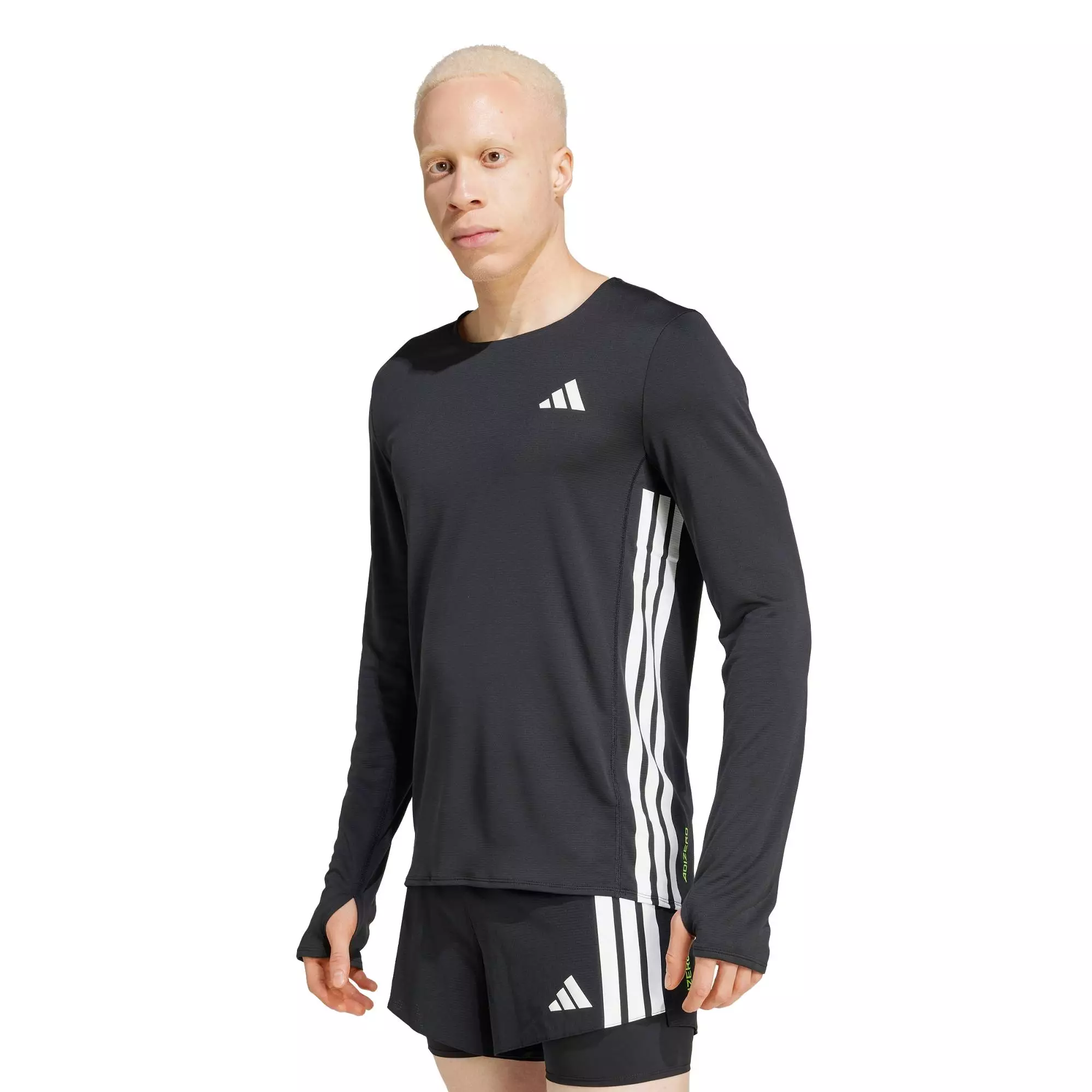 Running Adizero Running Long Sleeve Tee Men Black JD3638