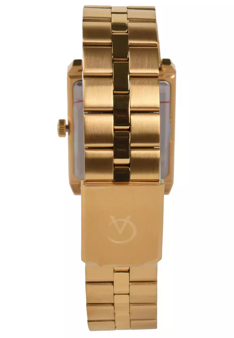 Alexandre Christie - Jam Tangan Pria - Gold - Stainless Steel Bracelet - 1020MDBGPSL