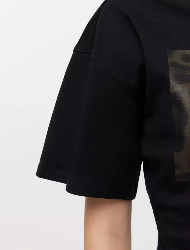 JNBY Women's Cropped Printed T-Shirt