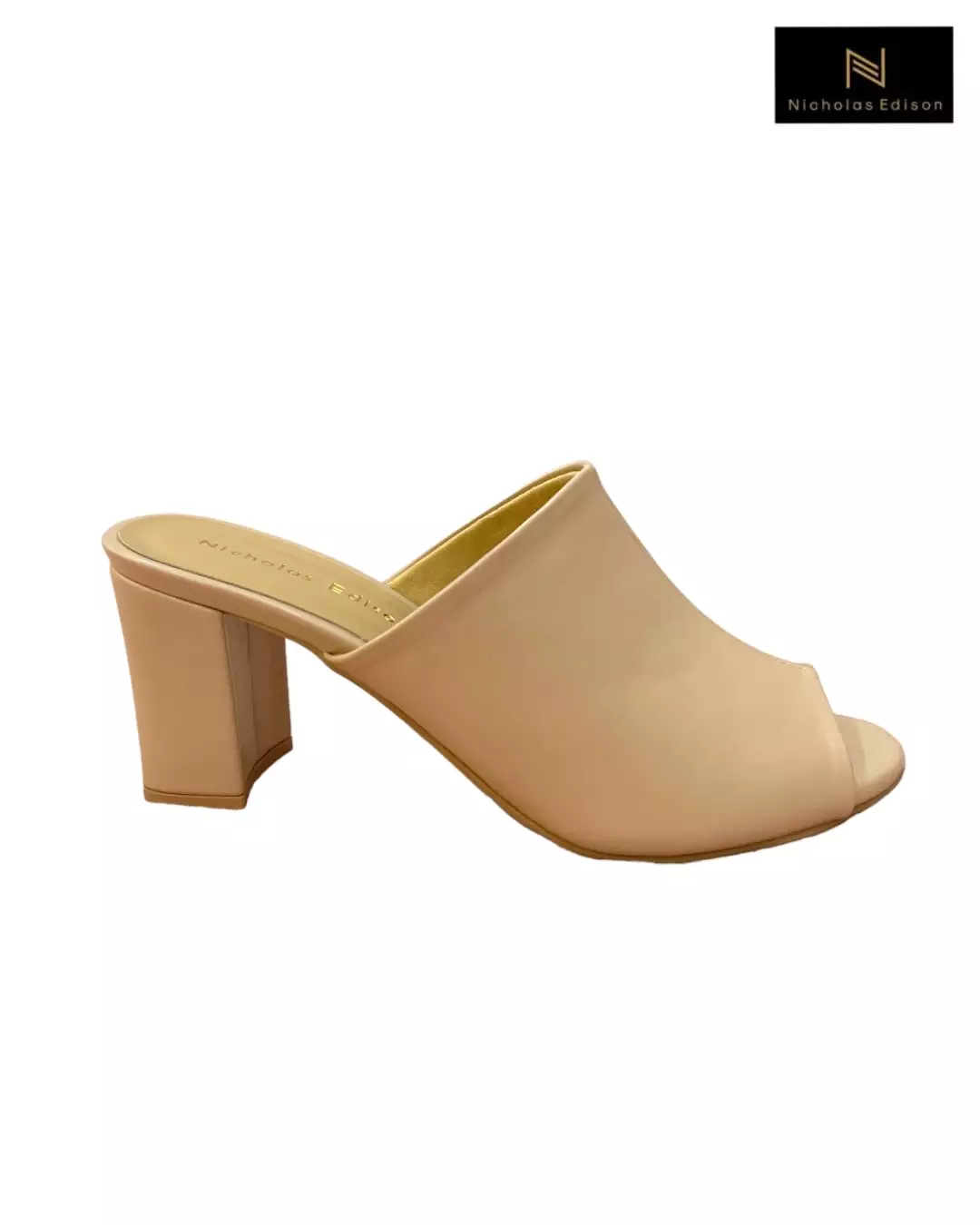 Nicholas Edison Heel Vita Beige