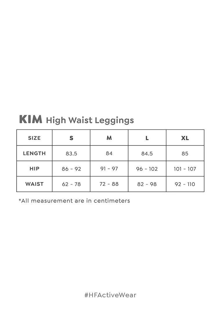 HAPPYFIT KIM High Waist Leggings Navy
