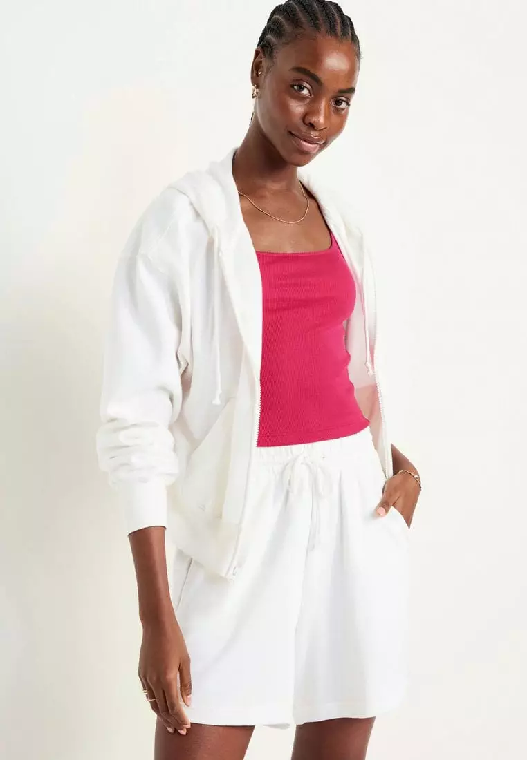 Sleeveless Cardigans Old Navy Old Navy Striped Sleeveless Hooded Knit